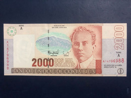 UNC Costa Rica Banknote 2000 Colones P265a ( 07/30/1997) - Costa Rica