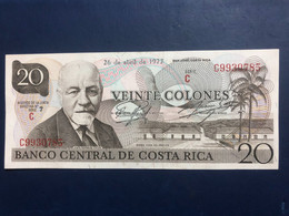 UNC Costa Rica Banknote 20 Colones P238b ( 04/26/1977) - Costa Rica