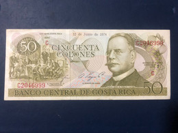 UNC Costa Rica Banknote 50 Colones P239 ( 06/12/1974) - Costa Rica