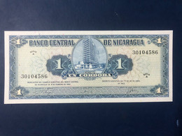 UNC Banknote Nicaragua P107 (04/26/1962) 1 Cordoba - Nicaragua