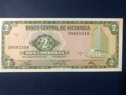 UNC Banknote Nicaragua P121a (04/27/1972) 2 Cordobas - Nicaragua