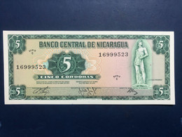 UNC Banknote Nicaragua P122 (04/27/1972) 5 Cordobas - Nicaragua