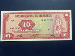 UNC Banknote Nicaragua P123 (04/27/1972) 10 Cordobas - Nicaragua