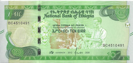 ETHIOPIE - 10 Birr 2020 - UNC - Etiopia