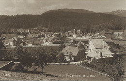 St Cergue Et La Dole Train  Chemin De Fer Gare Edit Durgnat Real Photo - Saint-Cergue