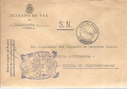 JUZGADO  DE PAZ  VIVALLPARDO  CUENCA 1980 - Vrijstelling Van Portkosten