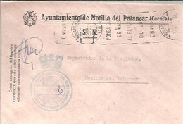 AYUNTAMIENTO DE MONTILLA DEL PALANCAR  CUENCA  1980 - Franchigia Postale