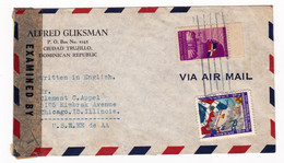 Dominican Republic Republique Dominicaine Alfred Kliksman Ciudad Trujillo Chicago USA Illinois Censure Censor - Dominicaine (République)