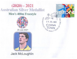 (VV 11) 2020 Tokyo Summer Olympic Games - Silver Medal - 25-7-2021 - Men's 400m Freestylee - Jack McLoughlin - Eté 2020 : Tokyo