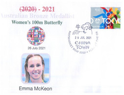 (VV 11) 2020 Tokyo Summer Olympic Games - Bronze Medal - 26-7-2021 - Women's 100m Butterfly - Emma McKeon - Zomer 2020: Tokio