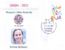 (VV 11) 2020 Tokyo Summer Olympic Games - Bronze Medal - 26-7-2021 - Women's 100m Butterfly - Emma McKeon - Sommer 2020: Tokio