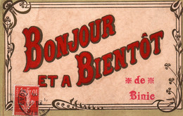 Carte Souvenir, Fantaisie: Bonjour Et à Bientôt De Binic - Carte V.P.F. - Souvenir De...