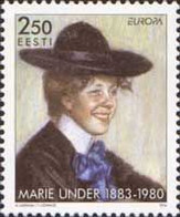 Estonia 1996 Europa Famous Woman Marie Under - Estonian Poet Stamp - 1996