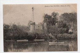 - CPA BUTRY (95) - Moulin à Vent PILTER 1906 - - Butry