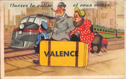 26-VALENCE- CARTE A SYSTEME - DEPLIANTE - Valence