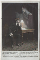 CPA.Fantaisie.homme Assis Et Fantôme Femme.1907 - Otros