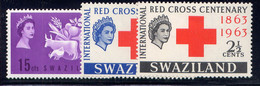 SWAZILAND, 2 SETS, NO.'S 108-110, MLH - Swasiland (...-1967)