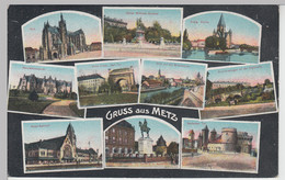 (103883) AK Gruss Aus Metz, Mehrbildkarte, 1910er - Lothringen