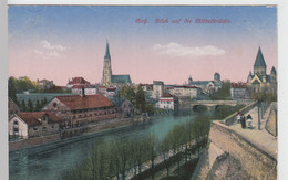 (100196) AK Metz, Blick Auf Die Mittelbrücke, Feldpost 1914-18 - Lothringen