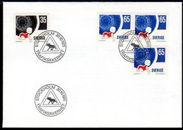 SWEDEN 1971 Road Safety FDC.  Michel 721-22 - FDC