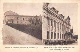 69-LYON- MULTIVUES -UN COIN DE L'INTERNAT MUNICIPALE DE TOURVIELLE,CHEMIN DE L'ETOILE- D'ALAÏ - Autres & Non Classés