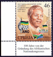 SERBIA - SRBIA - NELSON MANDELA  ANC  FLAGS - **MNH - 2012 - Ungebraucht