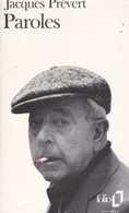 JACQUES PREVERT - PAROLES - Folio - 248  Pages - € 0,10 - Autores Franceses