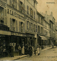 Nanterre * Débit De Tabac Tabacs TABAC Café A La Civette Maison BEGUIN , Rue De St Germain * Cpa Toilée - Nanterre