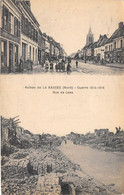 59-LA-BASSEE- MULTIVUES- GUERRE 14/18 RUE DE LENS - Sonstige & Ohne Zuordnung