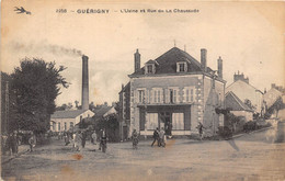 58-GUERIGNY- L'USINE ET RUE DE LA CHAUSSADE - Guerigny