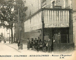 Asnières Colombes Bois Colombes * Débit De Tabac Tabacs TABAC Café , Les Quatre Routes , Avenue D'argenteuil - Clamart