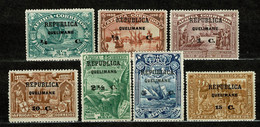 Quelimane, 1913, # 1/5, 7/8, MH - Quelimane