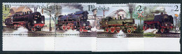 POLAND 2002 Wolsztyn Railway Museum: Steam Locomotives Ex Sheets MNH / **.  Michel 3997-4000 - Ungebraucht