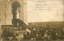 Paris 18ème Montmartre * 1 Carte Photo + 1 CPA * Fêtes De La Consécration De La Basilique Du Sacré Coeur 16 Octobre 1919 - Paris (18)