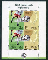 POLAND 2002 Football World Cup Block MNH / **.  Michel Block 150 - Ongebruikt