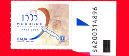 Nuovo - MNH - ITALIA - 2021 - 1000 Anni Di Modugno (Puglia) – Logo – Cupola Di Balsignano - B - Alfanumerico - 2021-...: Mint/hinged