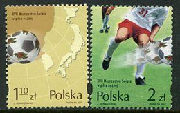 POLAND 2002 Football World Cup MNH / **.  Michel 3978-79 - Ungebraucht