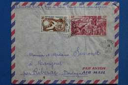 X15 MADAGASCAR  BELLE LETTRE 1959  TANANARIVE+ AFFRANCHISSEMENT INTERESSANT - Briefe U. Dokumente