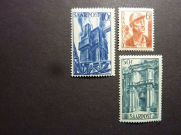 SARRE OCCUPATION FRANCAISE, Année 1948, YT N° 232-240-243 Neufs MH (cote 18.50 EUR) - Unused Stamps