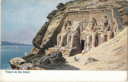 CPA  - Tempel Von ABU SIMBEL - Tempel Von Abu Simbel