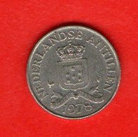 NEDERLANDSE ANTILLEN, 1978,  25 Cents, Nickel, KM11, C4036 - Antille Olandesi