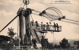 Funiculaire - San Sebastian: Llegada Del Funicular Del Monte Ulia - Ed. Galarza - Carte N° 136 Non Circulée - Funiculaires