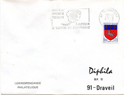 ORNE - Dépt N° 61 = VIMOUTIERS 1968 = FLAMME Codée = SECAP Multiple ' PENSEZ à INDIQUER ' = Pensée N° 2 - Código Postal