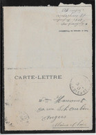 France Guerre 1914/1918 - Carte-lettre - Guerre De 1914-18