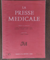 La Presse Médicale_Tome 77_n°43_octobre 1969_Masson Et Cie - Medizin & Gesundheit