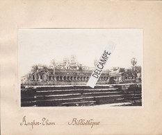 CAMBODGE Indochine ANGKOR THOM - Bibliothèque - Photo Originale Début XXe - Orte
