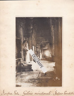 CAMBODGE Indochine ANGKOR VAT - Galerie Méridionale - Statues Bouddhiques - Photo Originale Début XXe - Orte