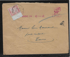 France Lettres Taxées - 1859-1959 Briefe & Dokumente