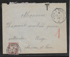 France Lettres Taxées - 1859-1959 Lettres & Documents