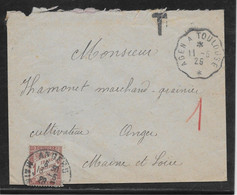 France Lettres Taxées - 1859-1959 Briefe & Dokumente